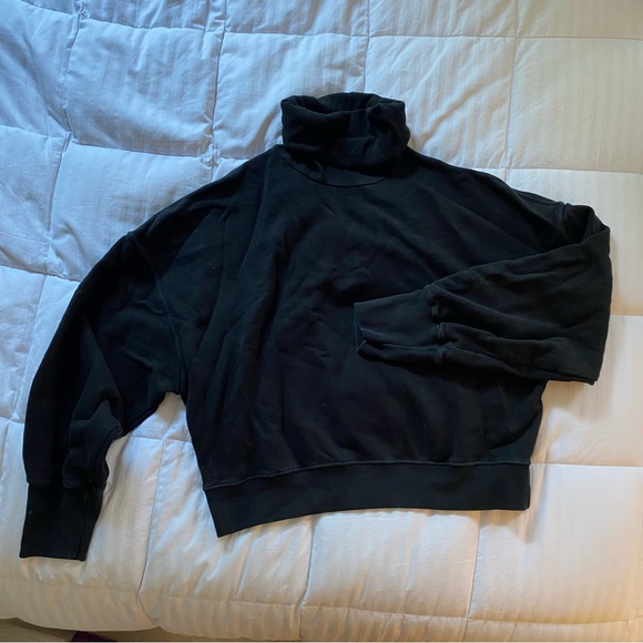 Agolde Black Turtleneck Pullover - Picture 2 of 4